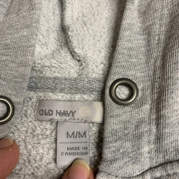 Old Navy Heather Grey CANADA Graphic Zip-Up Hoodie - Size Medium - Picture 8 of 8